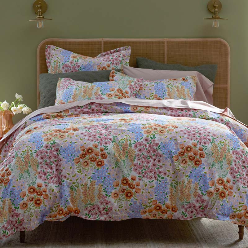 Garden Jubilee Classic Cool Cotton Percale Comforter(Multi)|61900