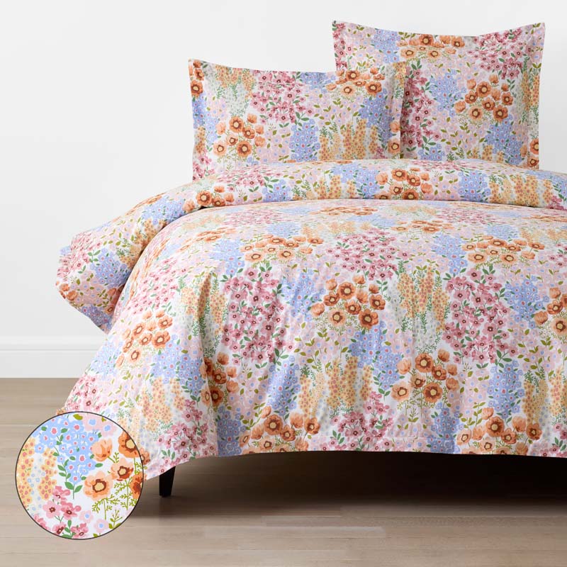 Garden Jubilee Classic Cool Cotton Percale Duvet Cover