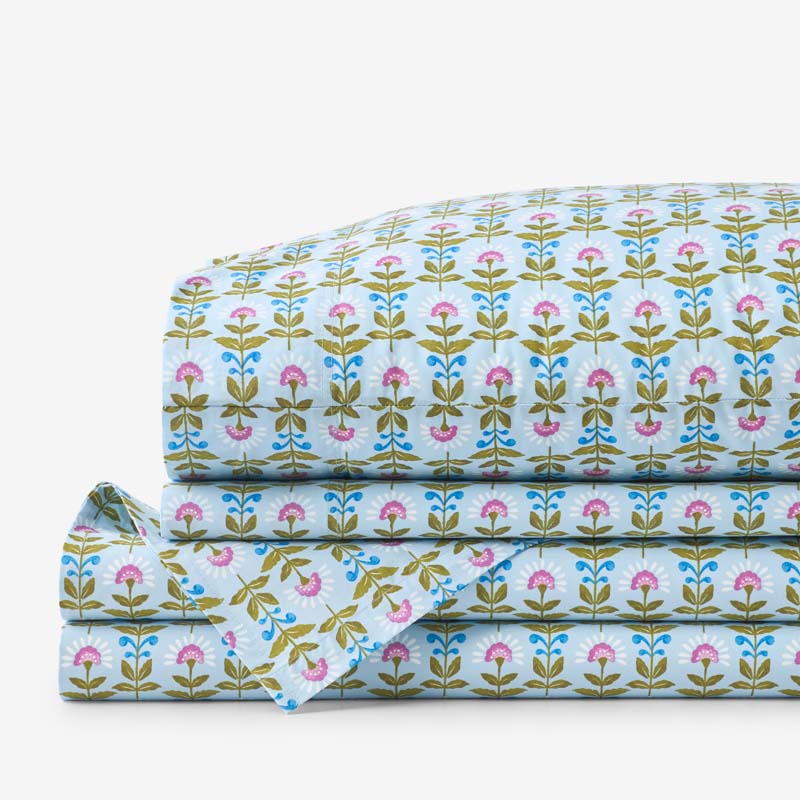 Idril Classic Cool Cotton Percale Bed Sheet Set (KING)