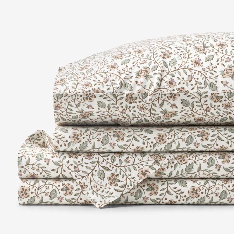 Garden Patch Floral Percale Sheet Set | The Company Store