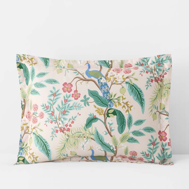 Peacock Classic Smooth Sateen Sham-TheCompanyStore|61669