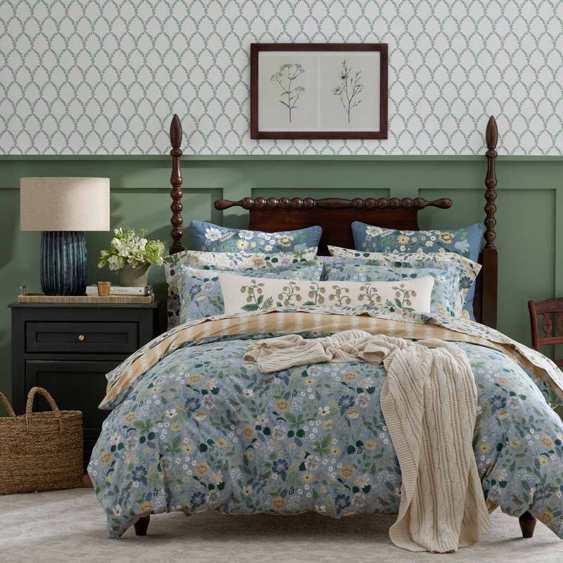 Strawberry Fields Classic Cool Cotton Percale Pillowcase Set|61648