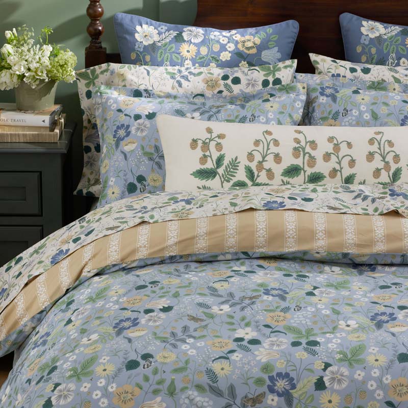 Strawberry Fields Classic Cool Cotton Percale Pillowcase Set|61648