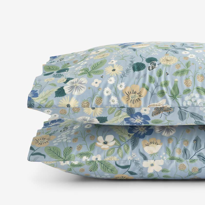 Strawberry Fields Classic Cool Cotton Percale Pillowcase Set|61648