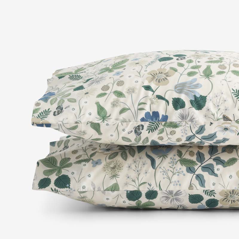 Strawberry Fields Classic Cool Cotton Percale Pillowcase Set|61647