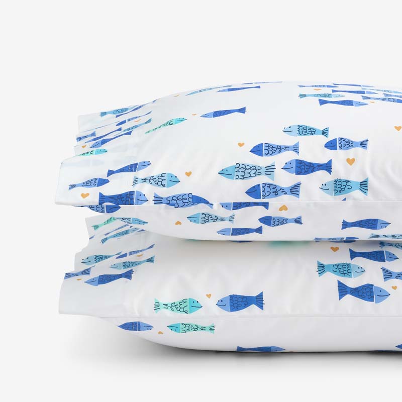 Summer Prints Classic Cool Cotton Percale Pillowcase Set