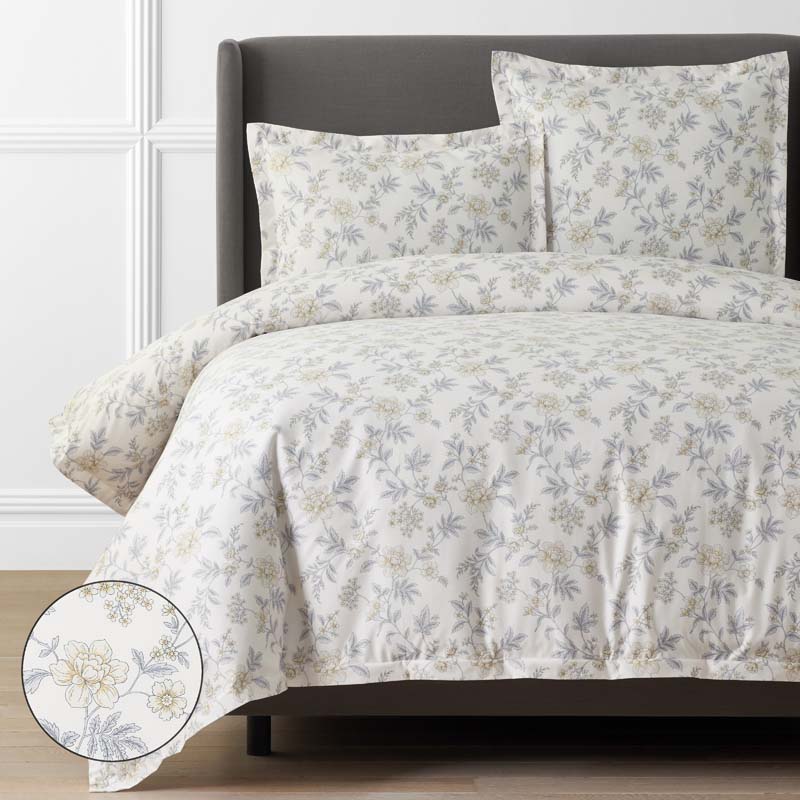Whispering Garden Premium Smooth Wrinkle-Free Sateen Duvet Cover