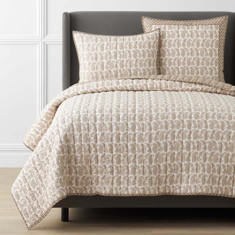 The Company Store Jiya Reversible Quilt In Brown