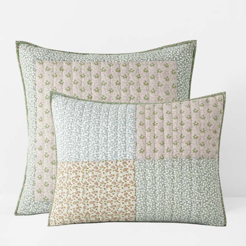 The Company Store Megara Patchwork Quilted Sham In Multi
