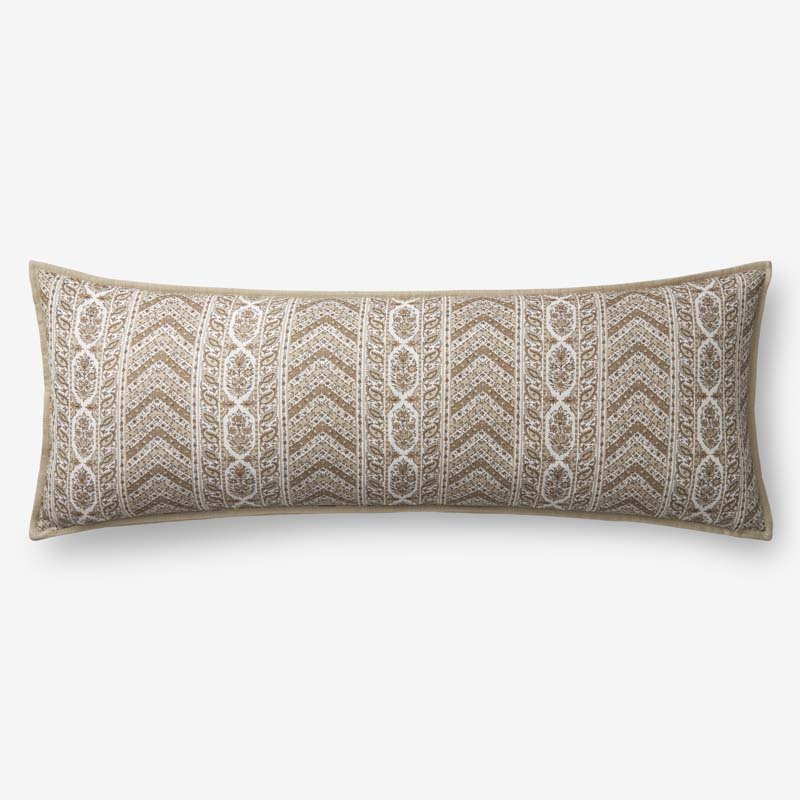 The Company Store Kaveri Decorative Lumbar Pillow Cover In Brown