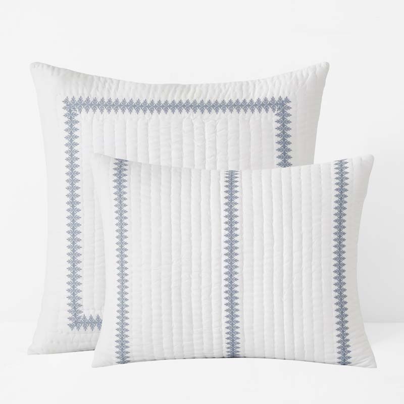 The Company Store Rishika Quilted Sham In White