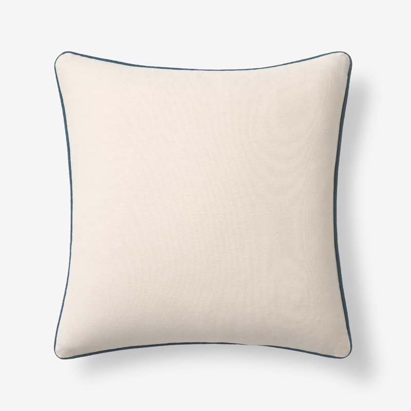 Multicolored with Contrast Piping Decorative Square Pillow Cover|61368