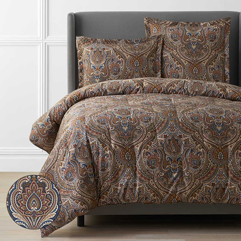 Legends Hotel™ Royal Paisley Sateen Comforter | The Company Store