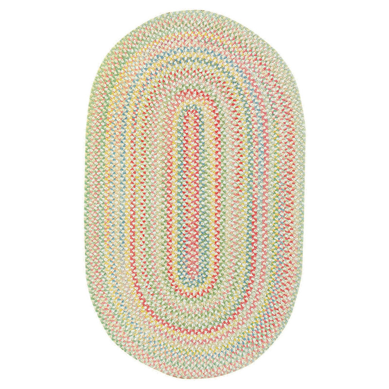 The Company Store Garden Stripe Reversible Braided Cotton Rug, Size 7 X 9oval |