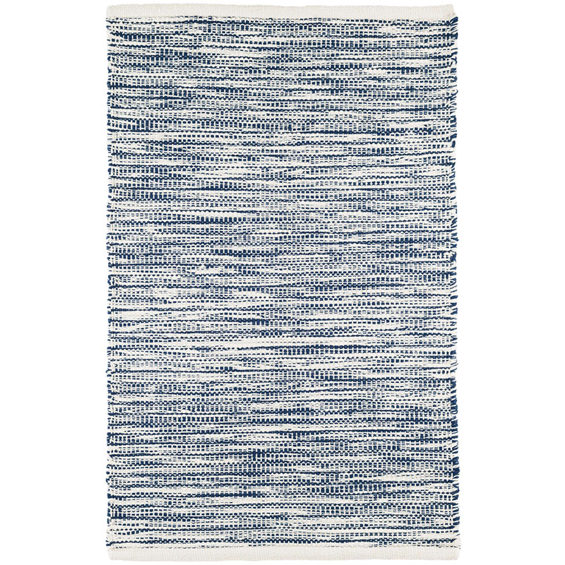 The Company Store Tideline Handwoven Indoor/outdoor Rug In Blue