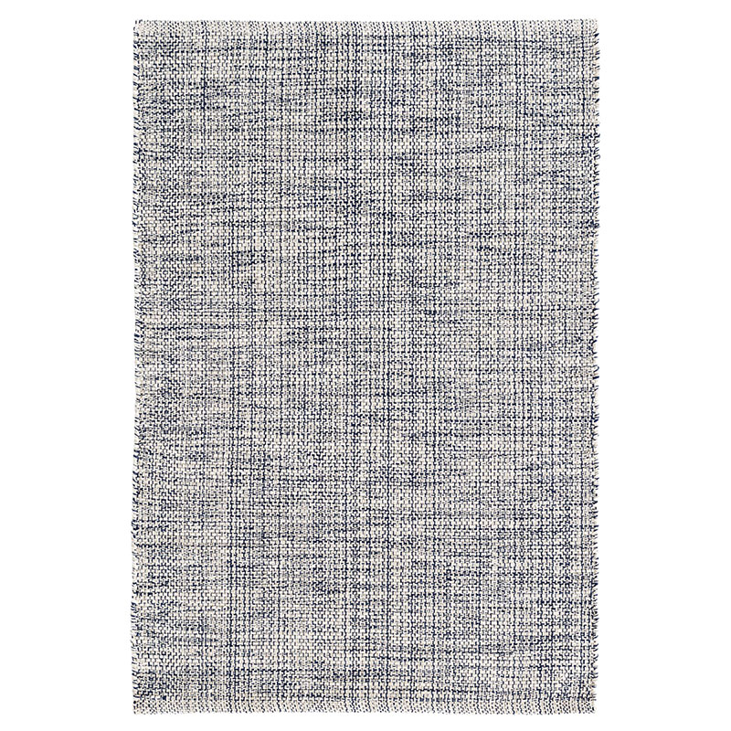 The Company Store Marled Handwoven Cotton Rug In Blue