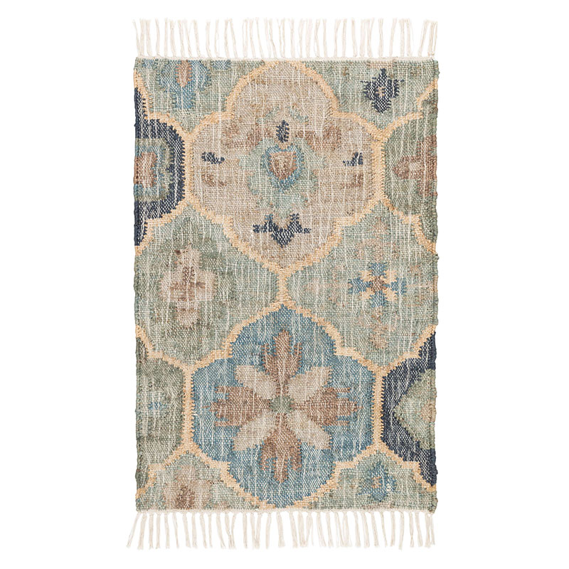 The Company Store Pali Handwoven Jute Rug In Blue