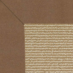 The Company Store Sunbrella Narrow Stripe Bordered Indoor/outdoor Rug In Brown