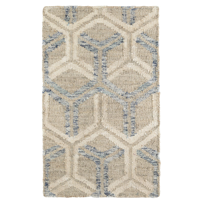 The Company Store Tala Handwoven Jute Rug In Blue