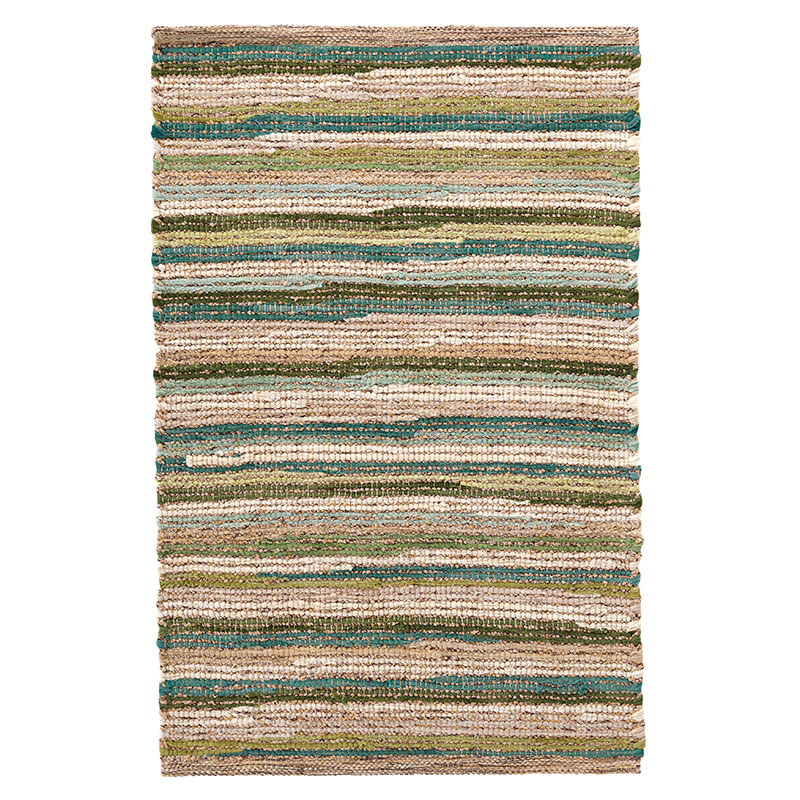 The Company Store Francisco Green Handwoven Cotton Rug In Green