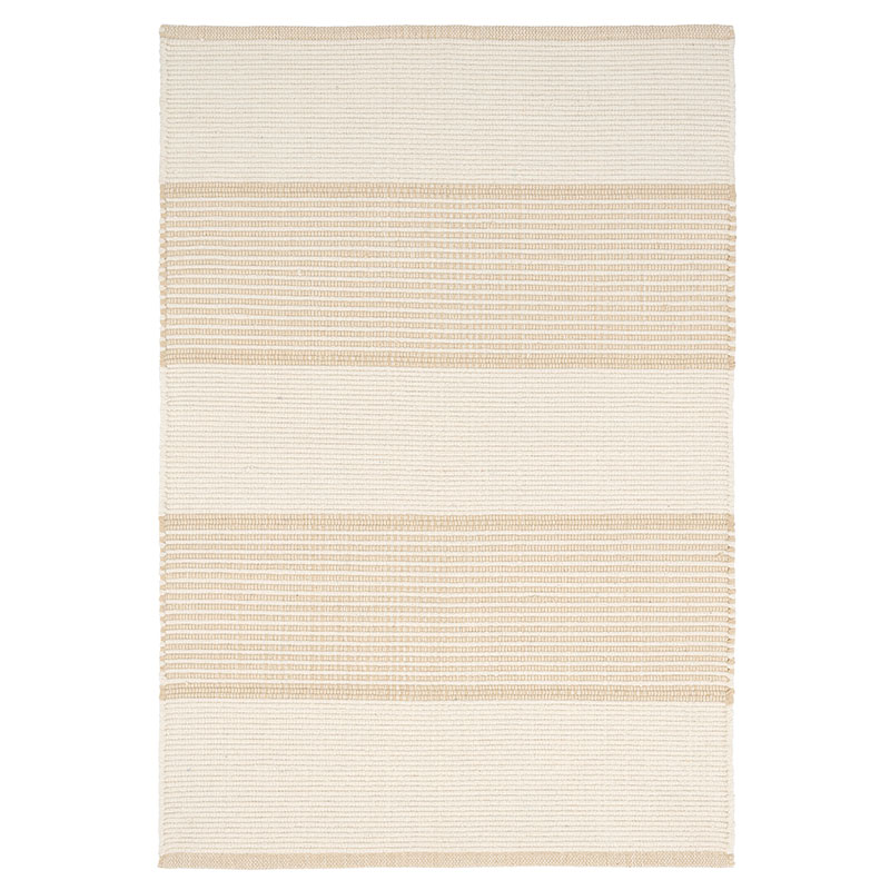 The Company Store La Mirada Handwoven Cotton Rug In Beige/ivory