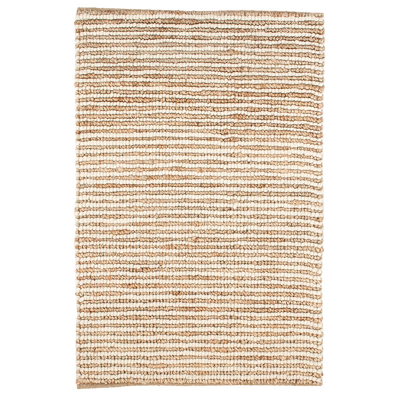 The Company Store Twiggy Natural Handwoven Jute/wool Rug In Beige