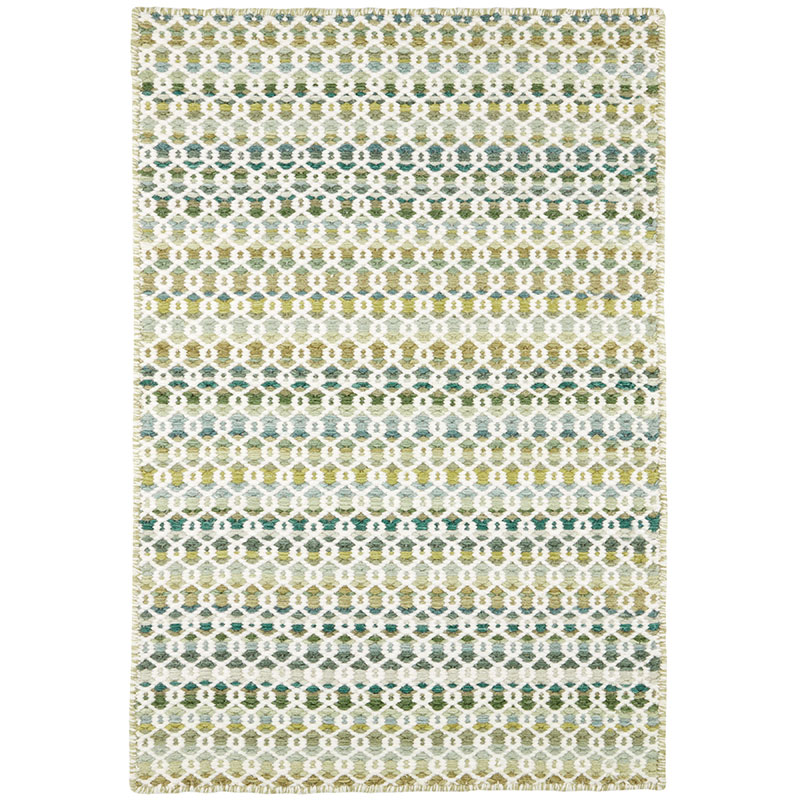 The Company Store Poppy Handwoven Wool Rug In Green