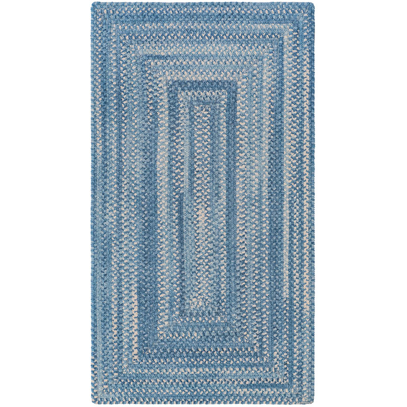 The Company Store Bambini Braided Chenille Rug In Blue
