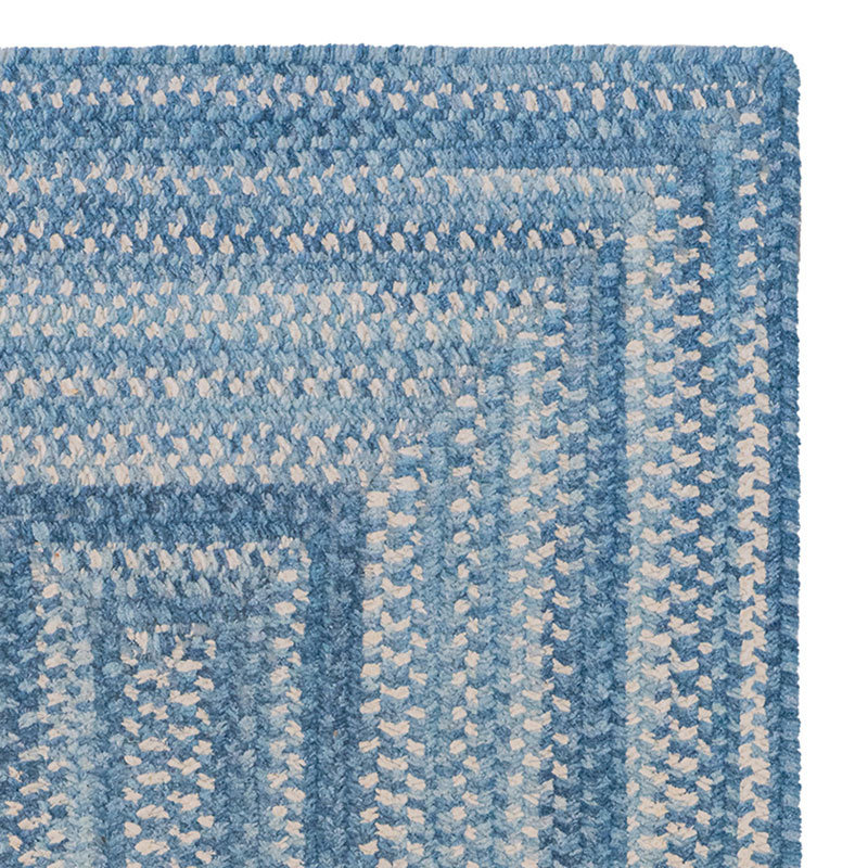 The Company Store Bambini Braided Chenille Rug In Blue