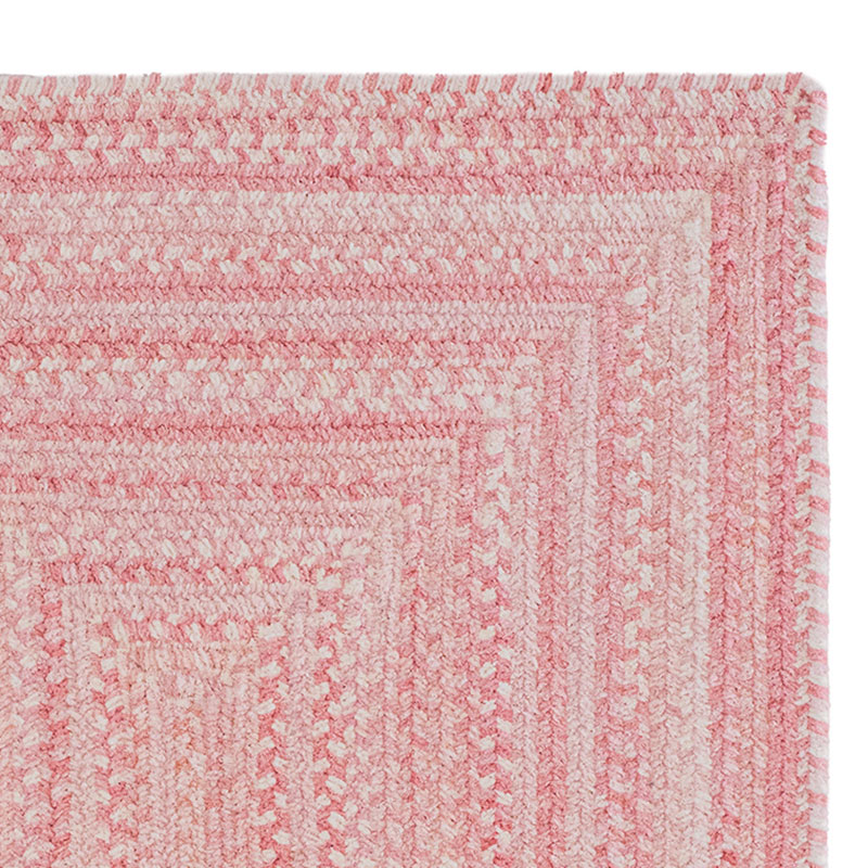 The Company Store Bambini Braided Chenille Rug In Pink