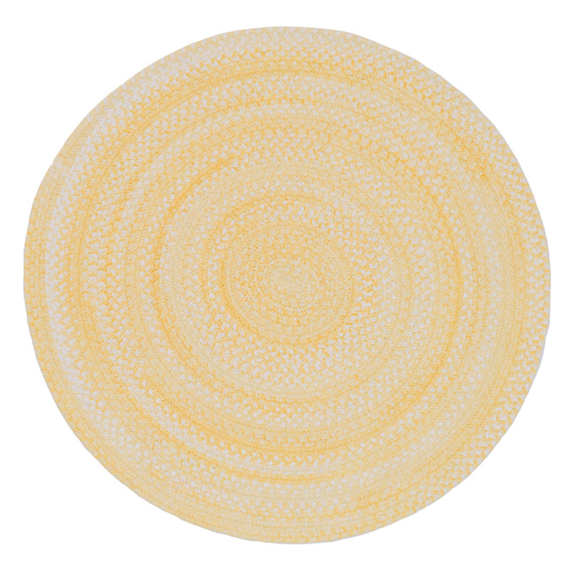 The Company Store Bambini Braided Chenille Rug In Yellow