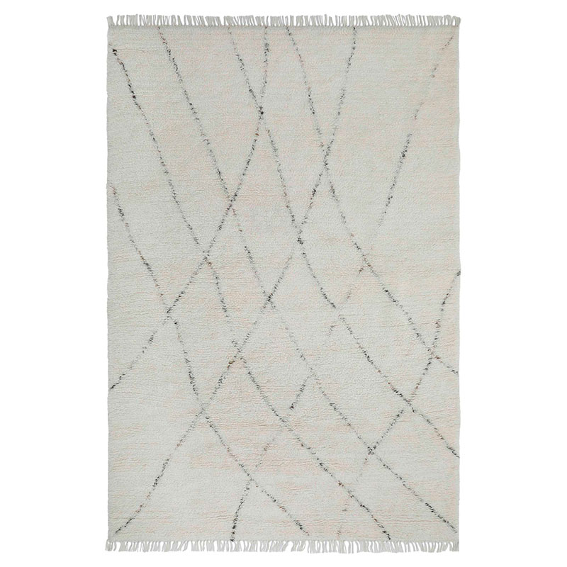 Shop The Company Store Washable Wool Shag Rug In White
