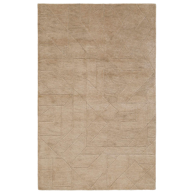 The Company Store Relief Hand Tufted Wool Rug In Beige