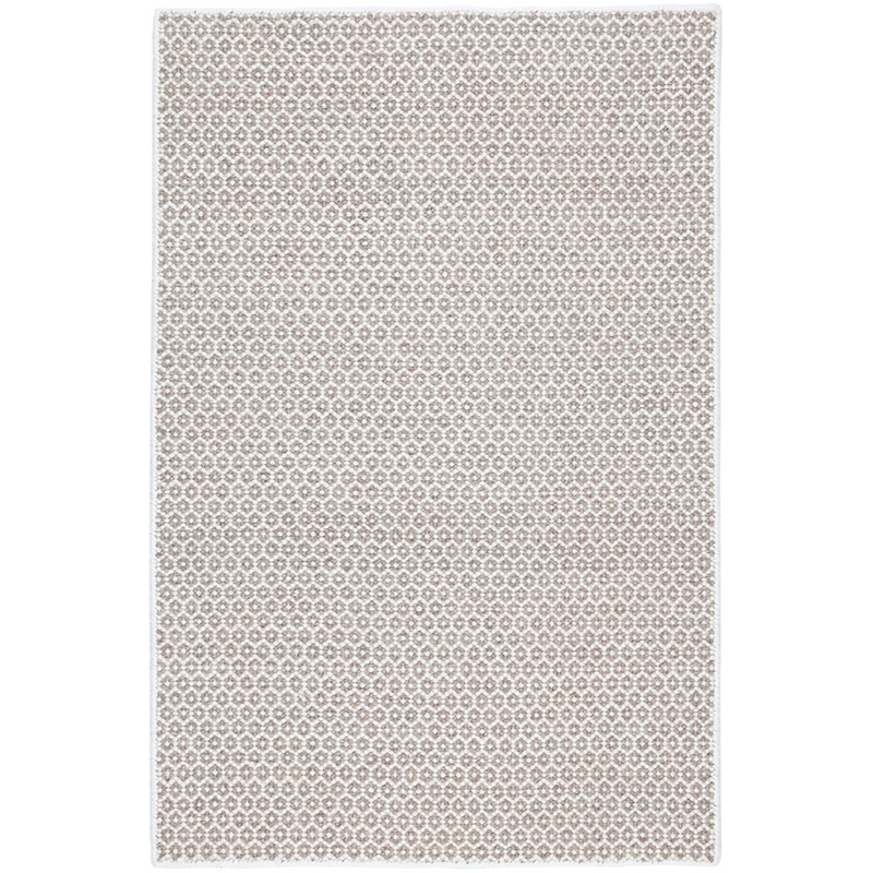 The Company Store Honeycomb Handwoven Wool Rug In Gray/ivory