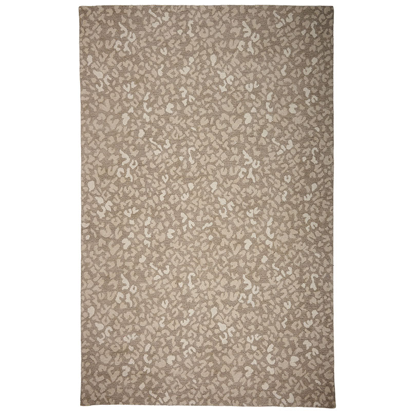 The Company Store Animal Spotted Hand Tufted Wool Rug In Gray