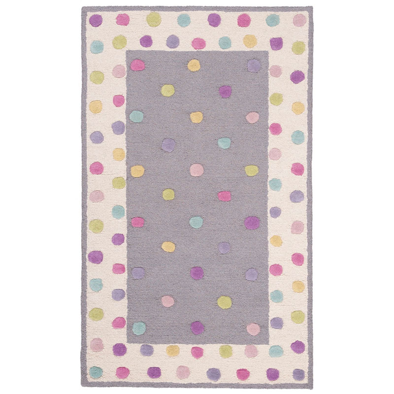 The Company Store Dotted Stripe Hand Tufted Wool Rug