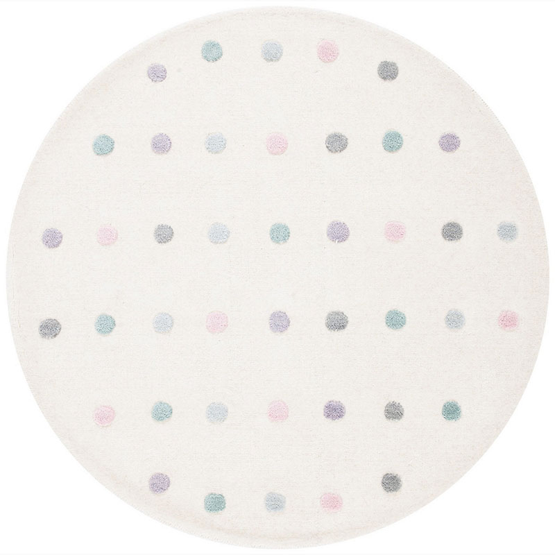 The Company Store Dotted Stripe Hand Tufted Wool Rug