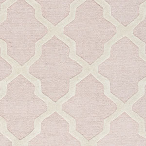 The Company Store Lattice Hand Tufted Wool Rug In Pink