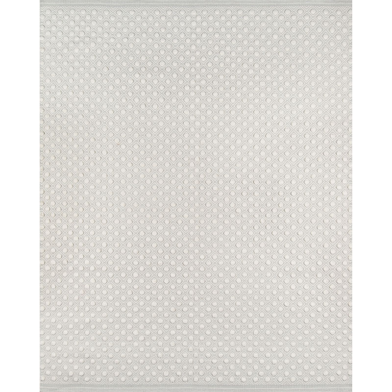The Company Store Dot Handwoven Wool Rug In Gray