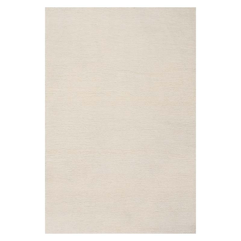 The Company Store Ramsey Hank Knotted Wool Rug In White
