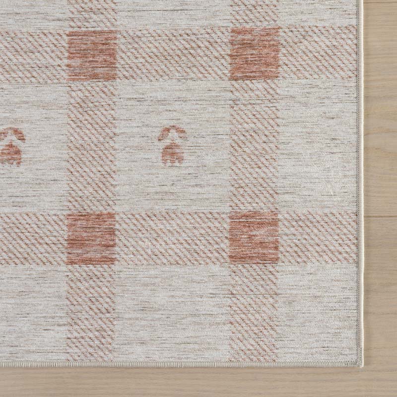 Modern Plaid Washable Rug-TheCompanyStore|60748