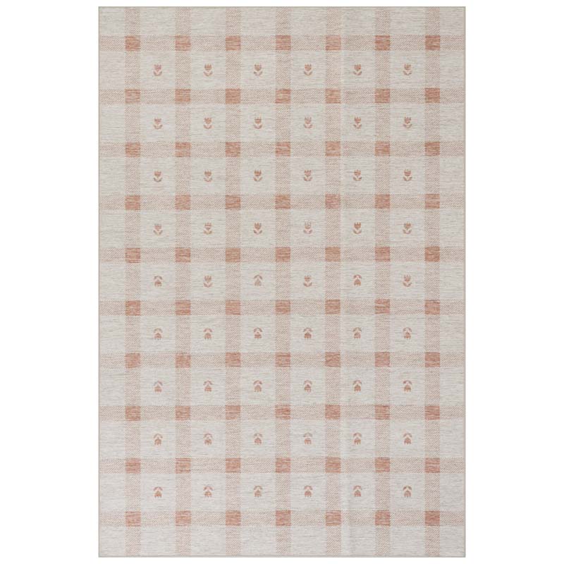 Modern Plaid Washable Rug-TheCompanyStore|60748