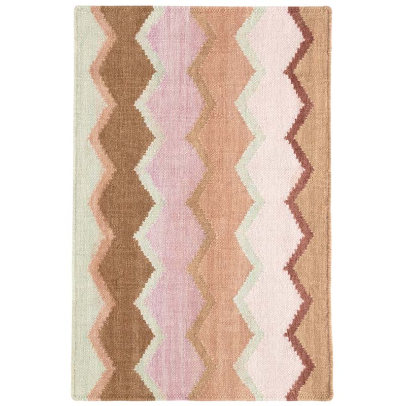 The Company Store Safety Net Handwoven Wool Rug In Red