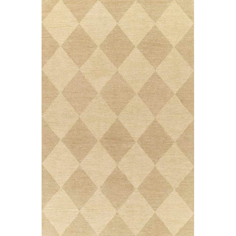 The Company Store Diamond Hand Tufted Wool Rug In Beige