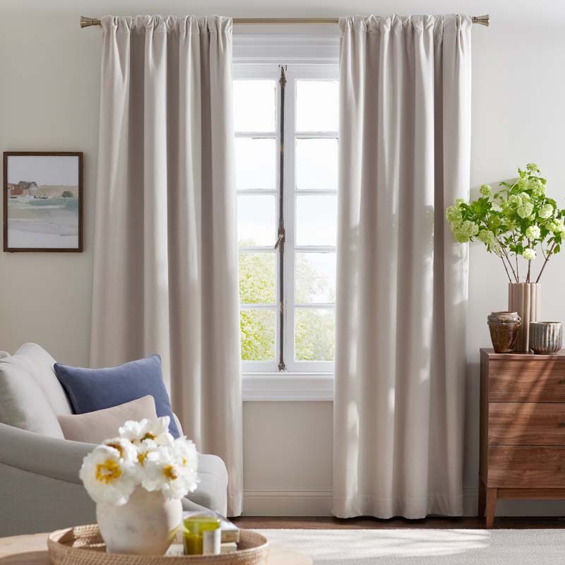 The Company Store Velvet Blackout Window Curtain