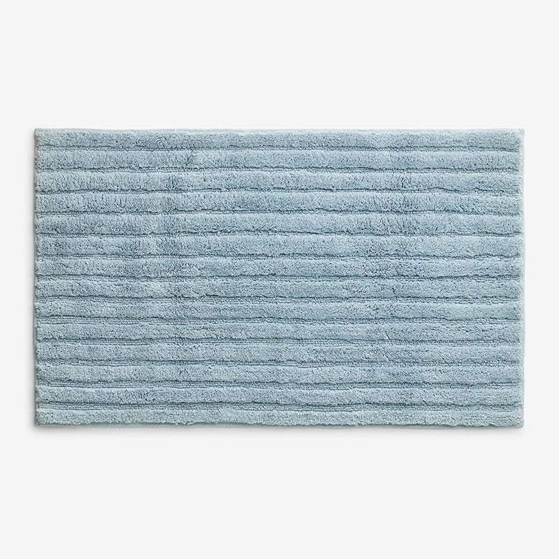 The Company Store Quick Dry Bath Rug By Micro Cotton® In Blue/teal/turquoise