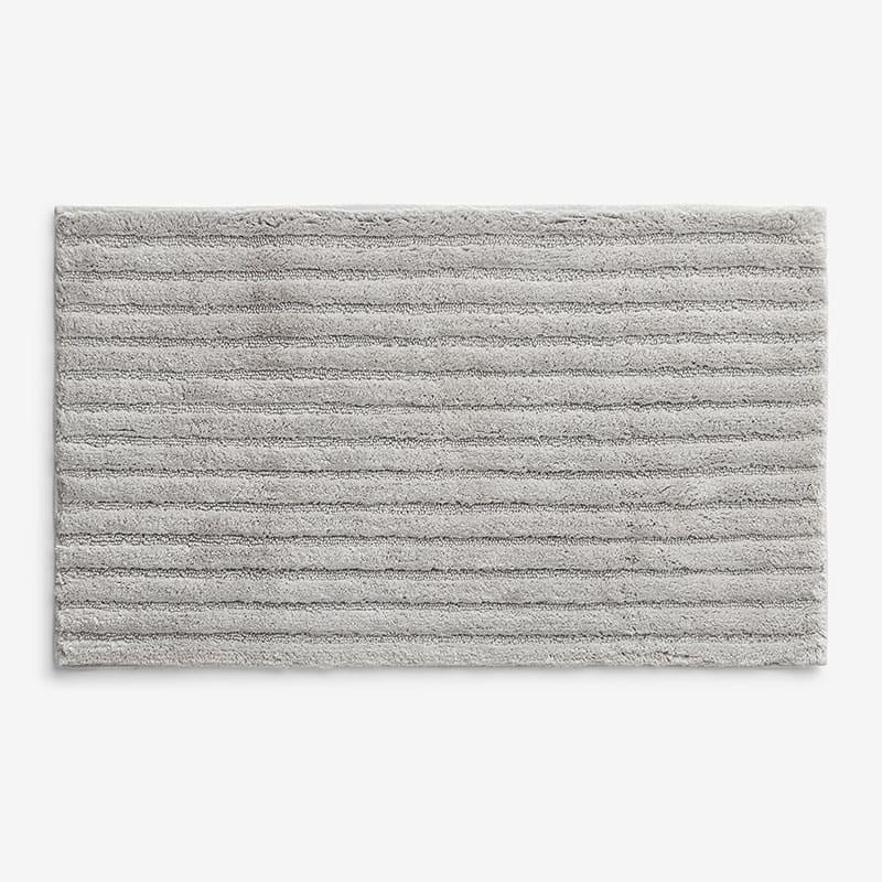The Company Store Quick Dry Bath Rug By Micro Cotton® In Gray