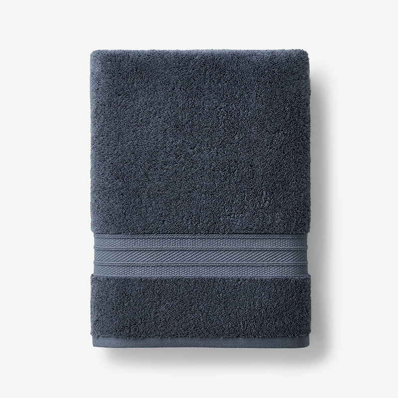 The Company Store Cotton & Tencel™ Lyocell Bath Towel In Sea Blue