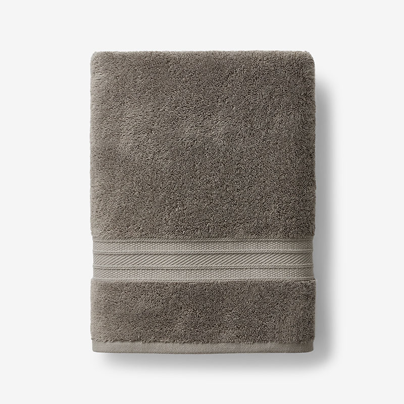 The Company Store Cotton & Tencel™ Lyocell Bath Towel In Gray