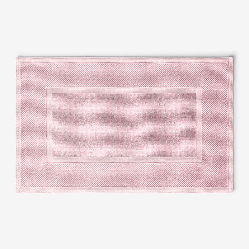 The Company Store Sterling Cotton Bath Mat In Soft Pink